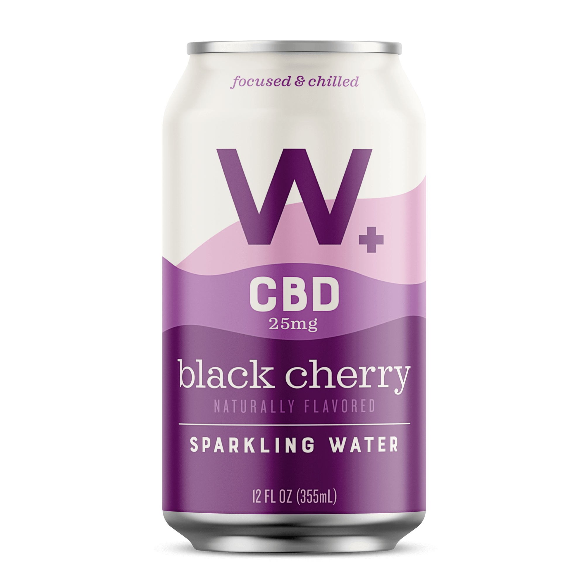 Black Cherry Sparkling Water With CBD 12pack Weller